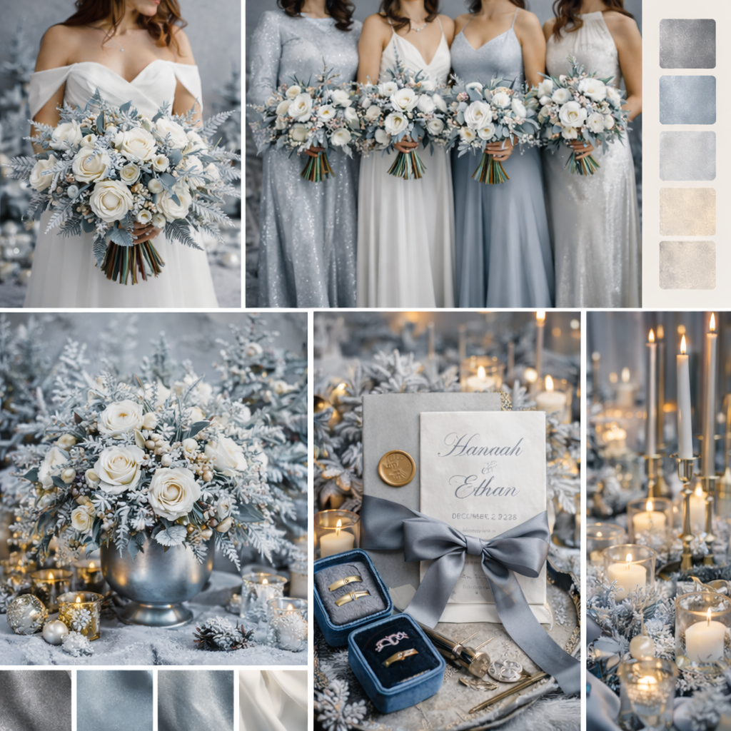 Ice theme wedding